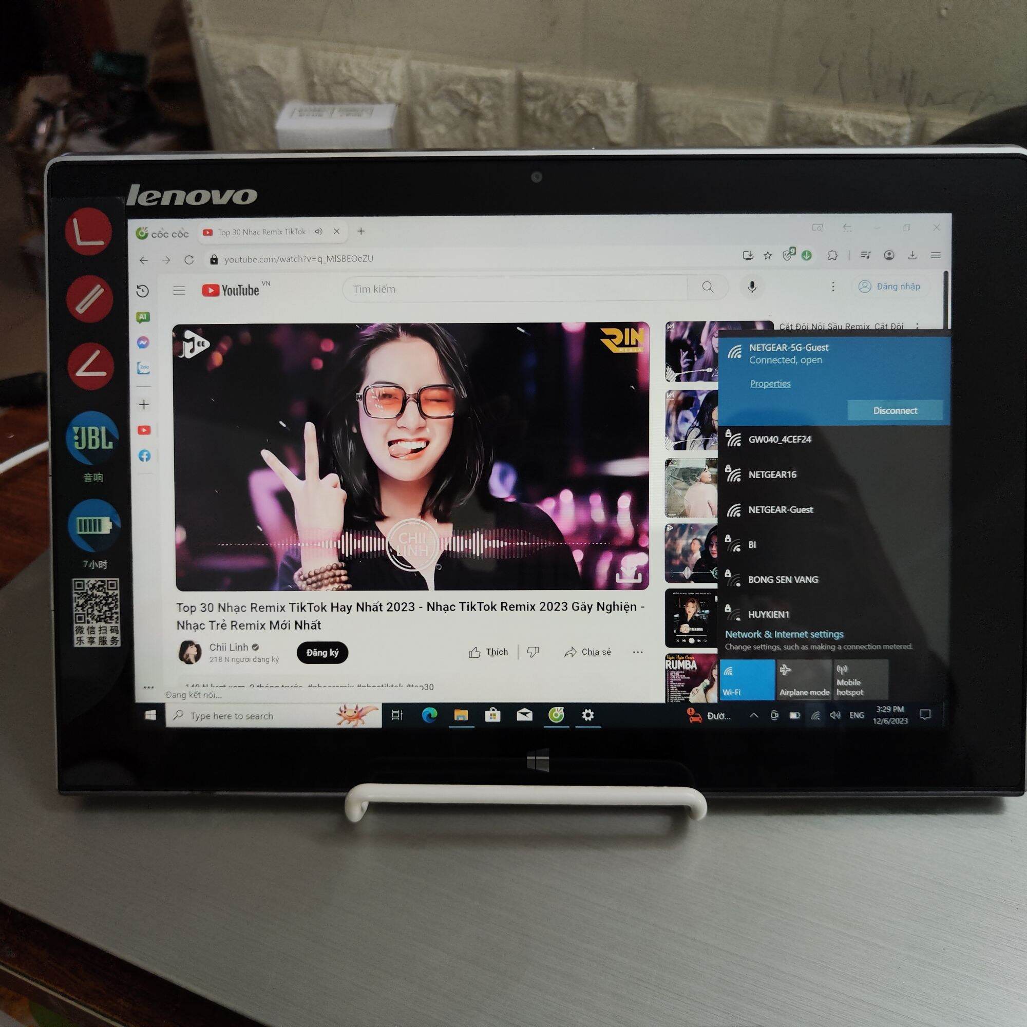 Lenovo Miix 2 Tablet 10inch- Máy tính bảng windows 10 học online, giải trí