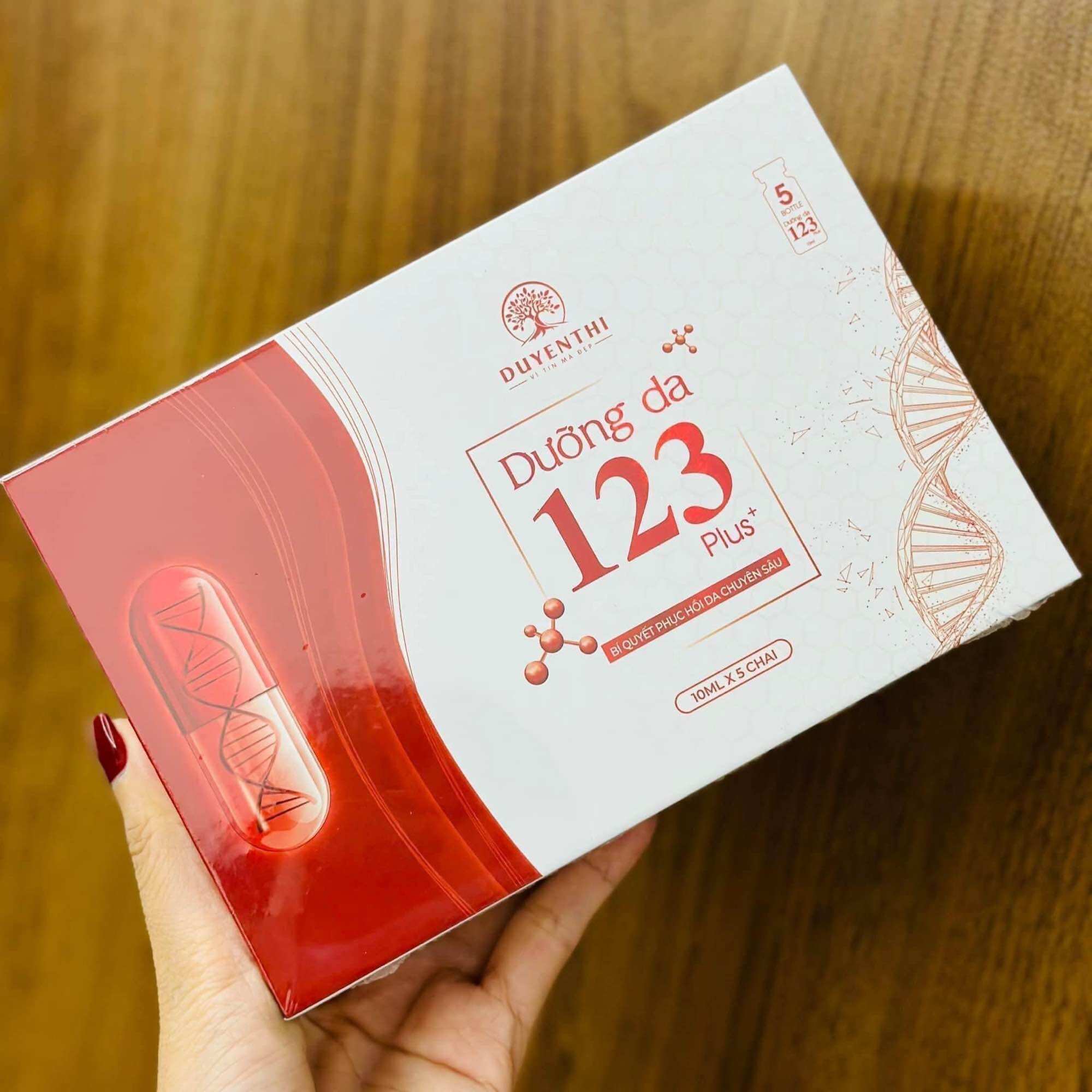 Dưỡng da 123 Bạch linh -bách y sâm (hộp 5 chai x10ml)