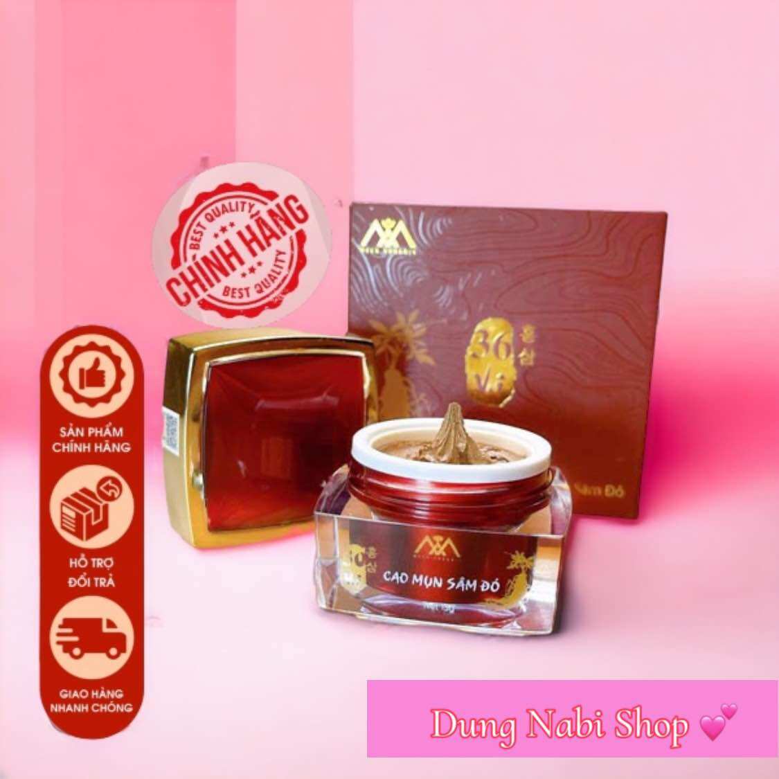 Cao Mụn Sâm Đỏ - Hết mụn, mờ thâm hiệu quả sau 7 ngày (hủ full 15gr)