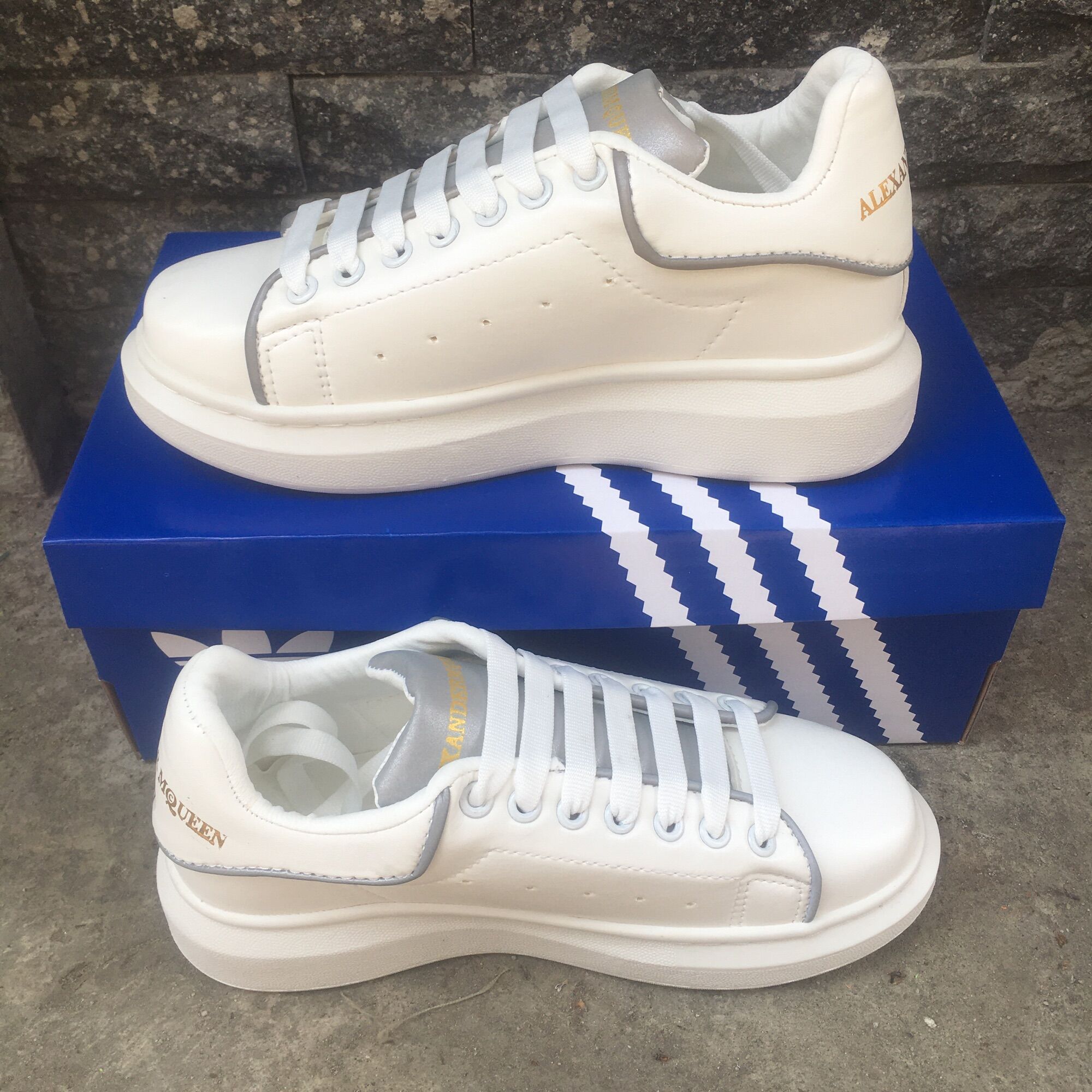 [HCM]Giày Queen gót nhung dây lụa nam nữ Fullbox - Ann Shoes