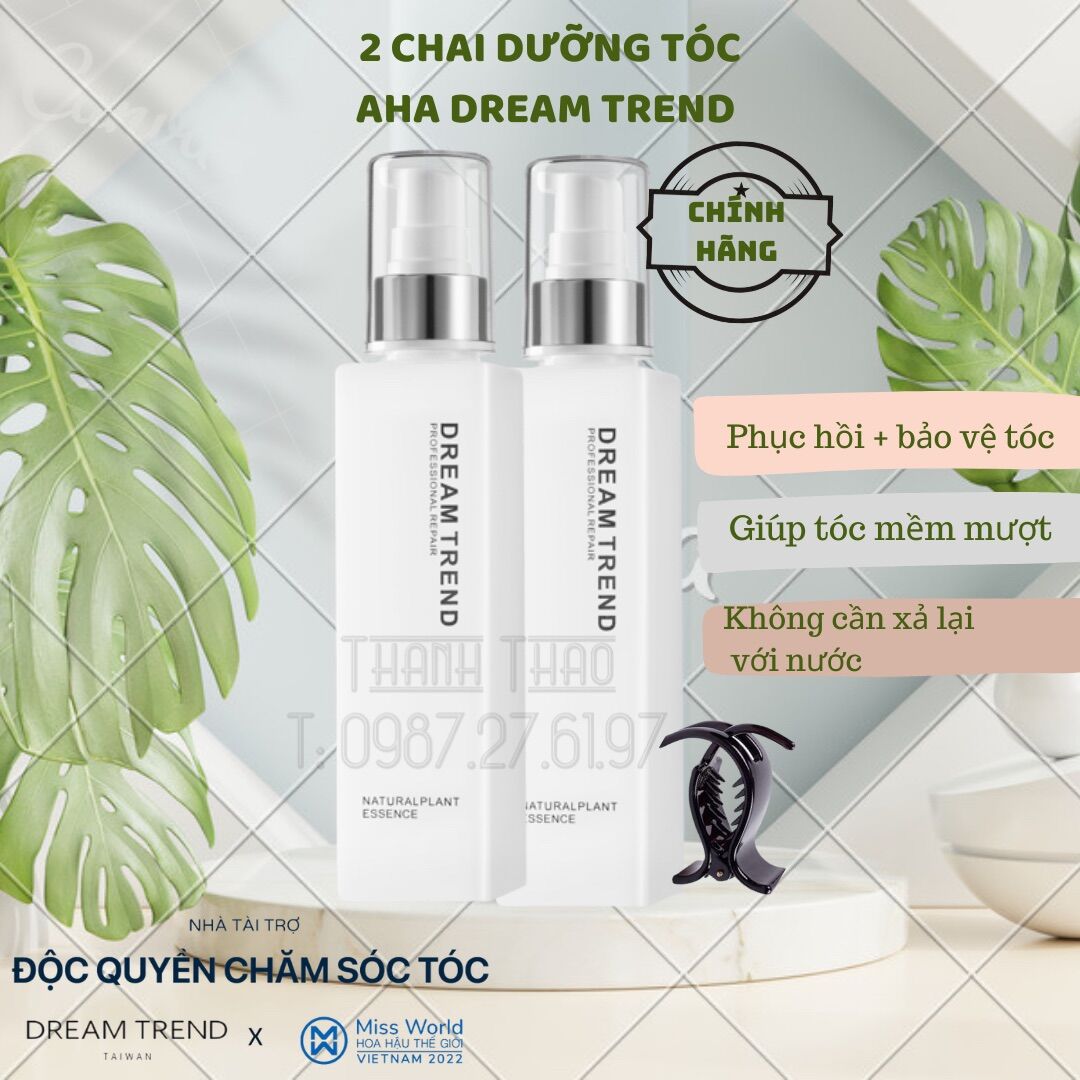 [HCM]2 chai dưỡng tóc AHA DREAM TREND