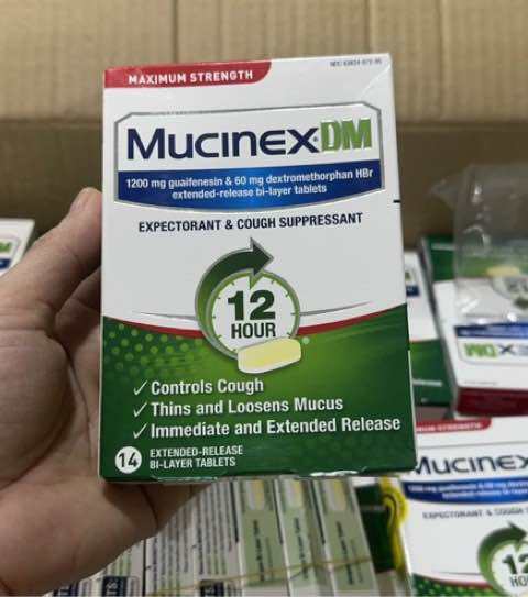 viên giảm ho Mucinex DM 14 viên