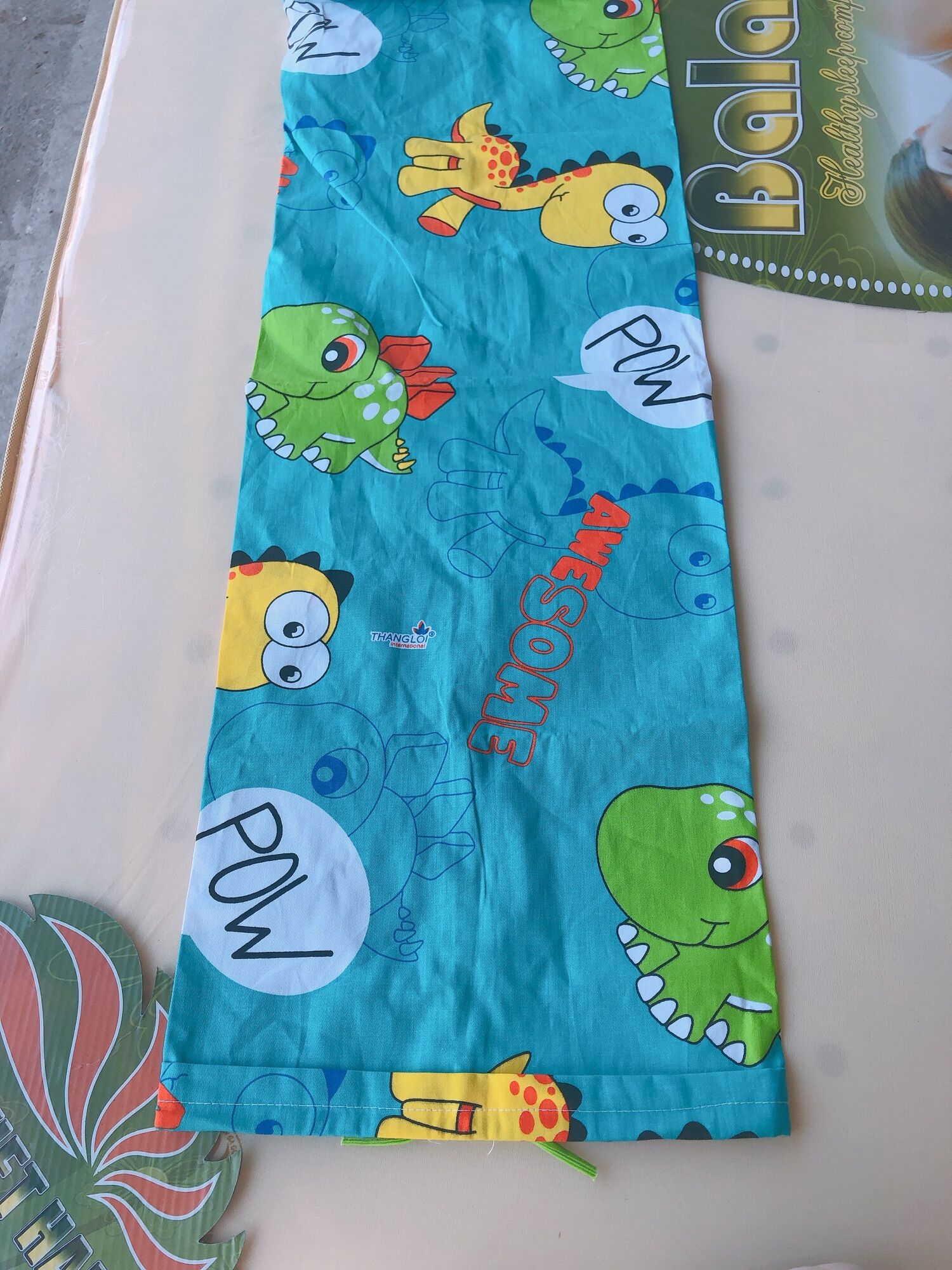 Vỏ gối ôm 30x80cm cotton Thắng Lợi cho bé