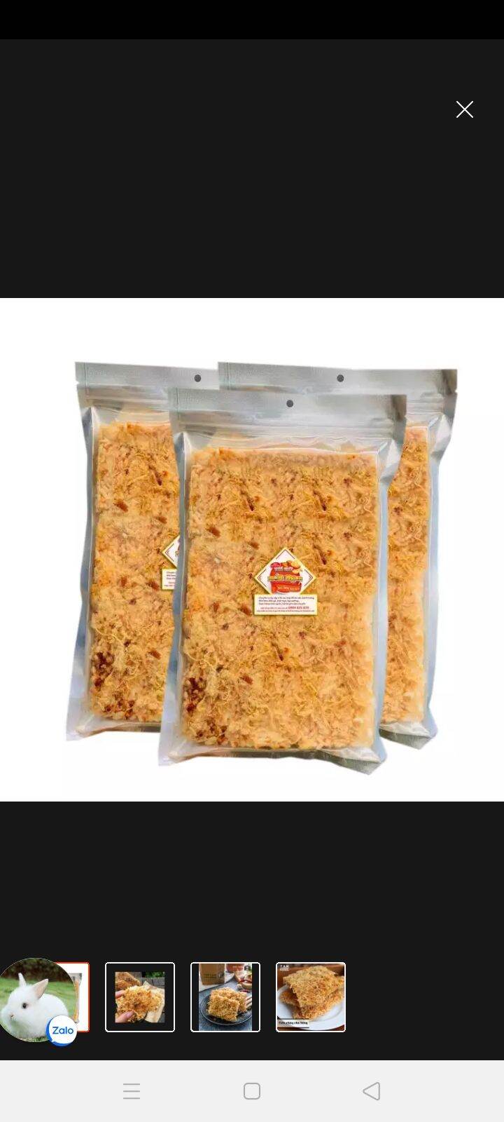 Cơm cháy chà bông rộp rộp combo 4goi