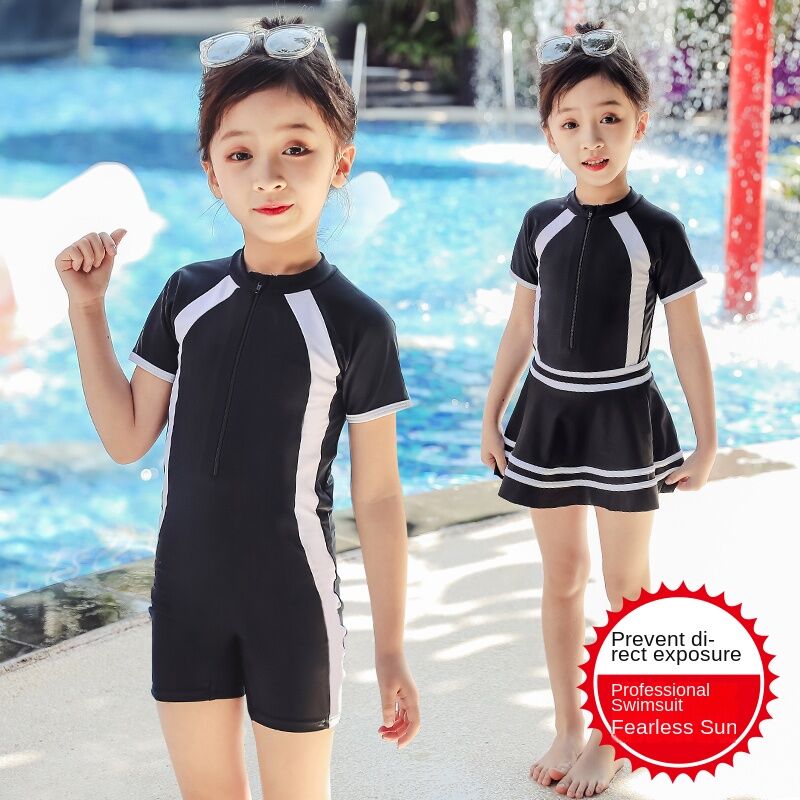 Đồ Bơi Trẻ Em Đồ Bơi Bé Gái Boxer Kiểu Váy Liền Thân Cho Nữ Đồ Bơi Bố Mẹ thumbnail