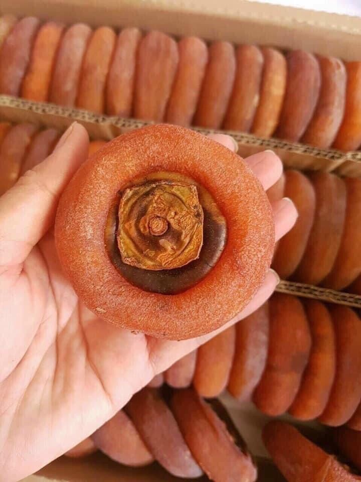 500g hồng sấy dẻo nguyên trái (hồng dẹt và hồng treo)