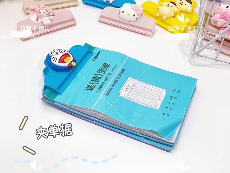 🌸KẸP TÚI NILONG HELLO KITTY DORAEMON