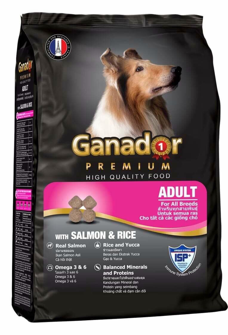 Thức ăn cho chó trưởng thành Ganador vị cá hồi và gạo Adult with Salmon & Rice 3kg Thương...