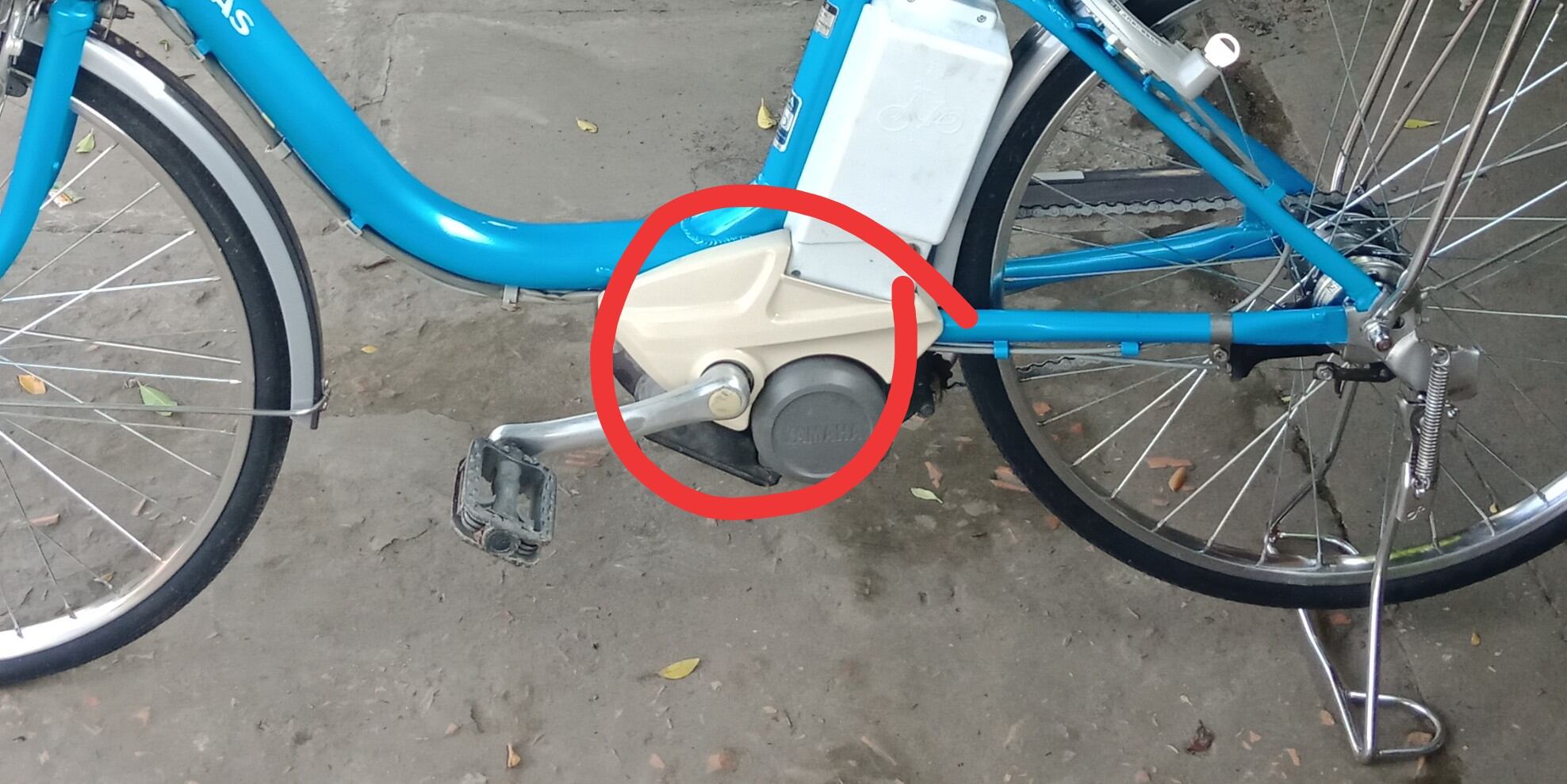 bộ máy xe đạp điện nhật bãi yamaha