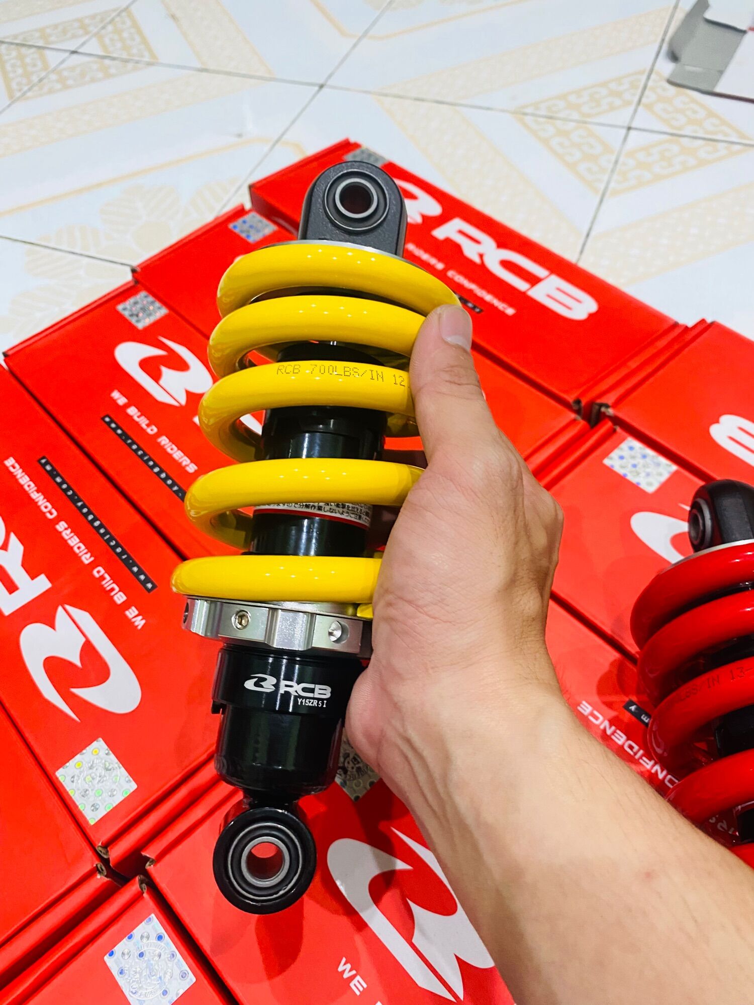 Phuộc RCB M2 gắn exciter 135 exiter 150 winner