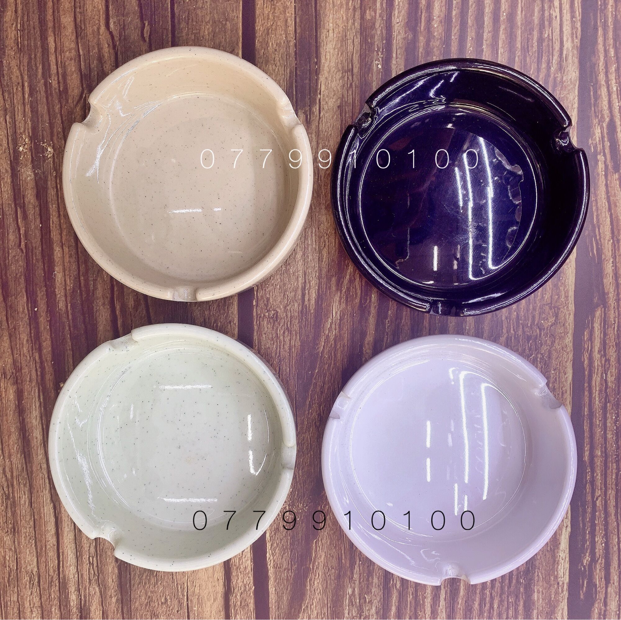 [HCM]Gạt tàn melamine Thailand tròn 8x8x3cm