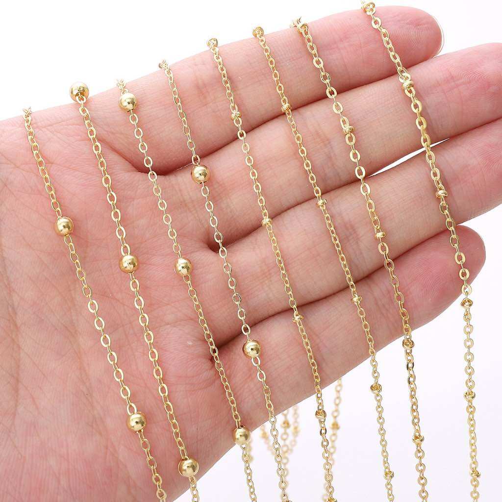 1m dây xích bi titan làm trang sức