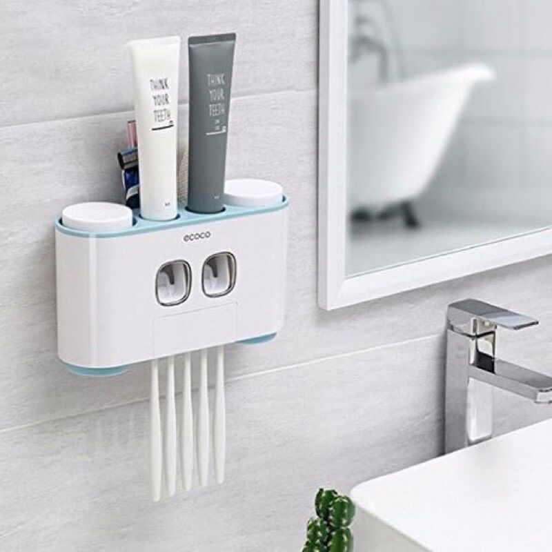 Bộ Nhả Kem Đánh Răng Ecoco Thông Minh Tự Động