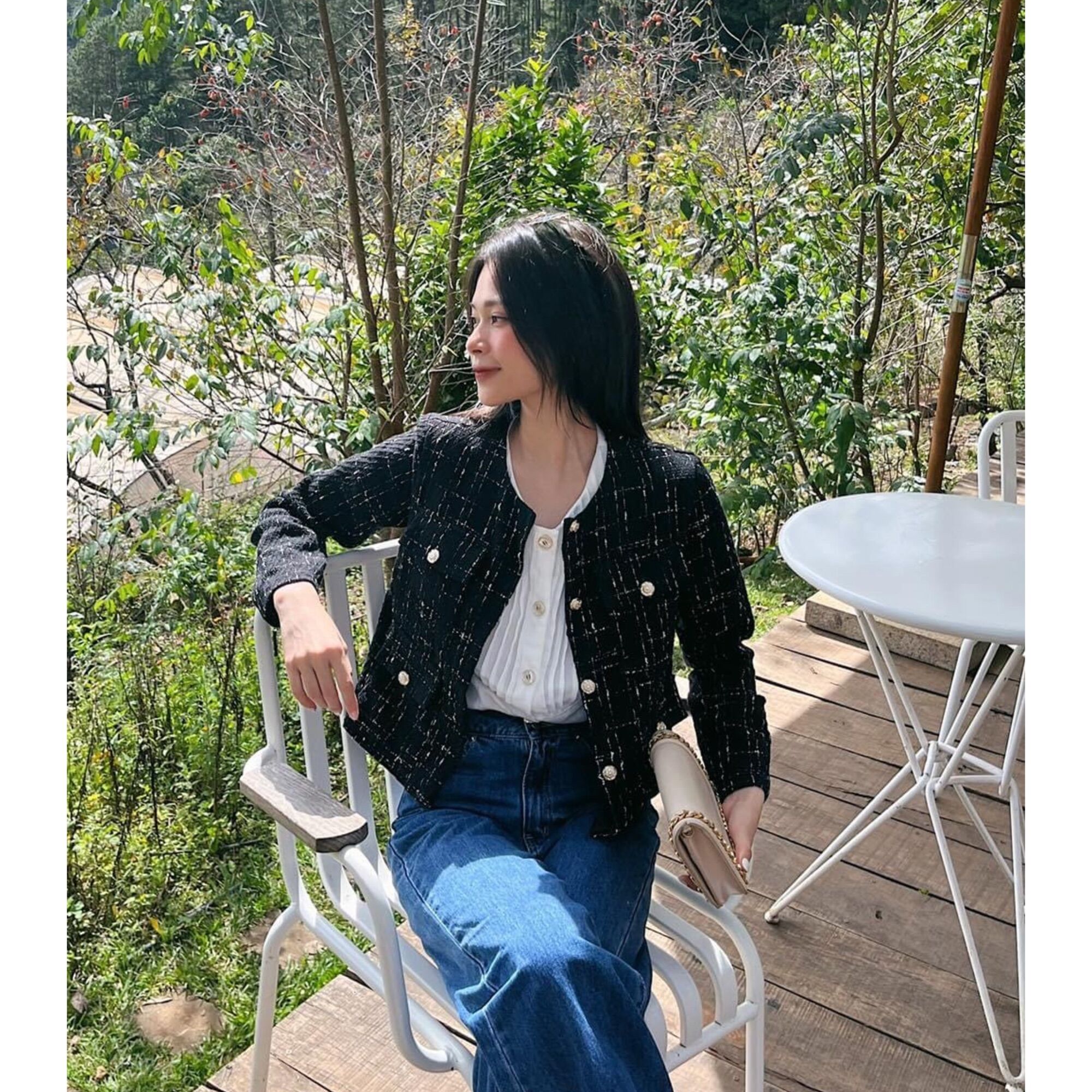 Áo khoác dạ nữ thời trang thiết kế Sally Jacket Lucetfashion