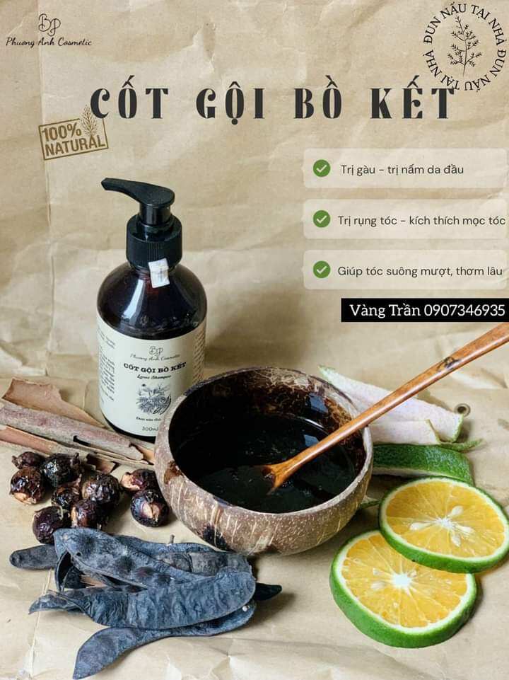 [Hot]Cốt Gội Bồ Kết ngăn ngừa rụng tóc