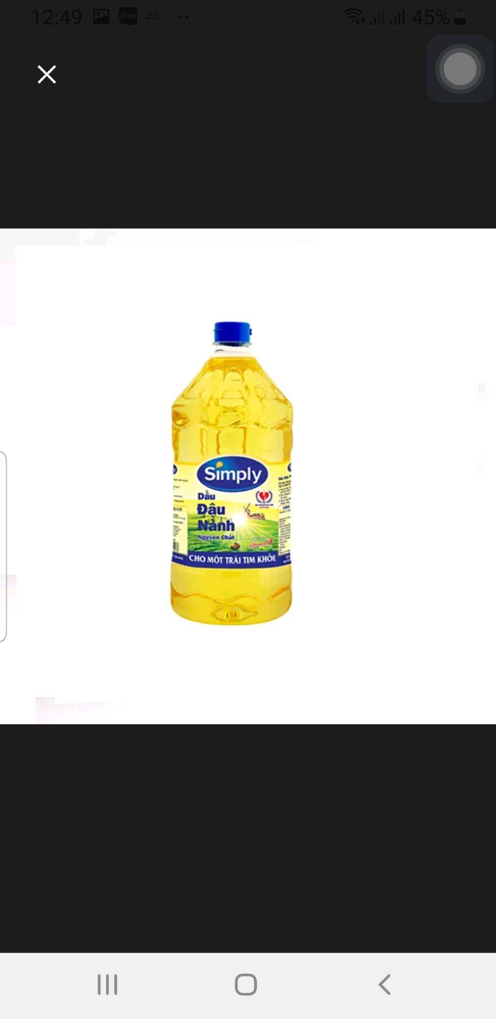Dầu Simply 1 lít