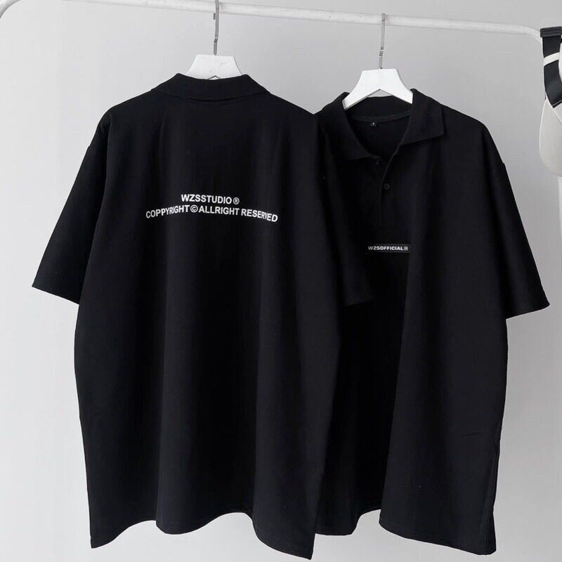 Áo thun Polo trơn WZS thun da cá