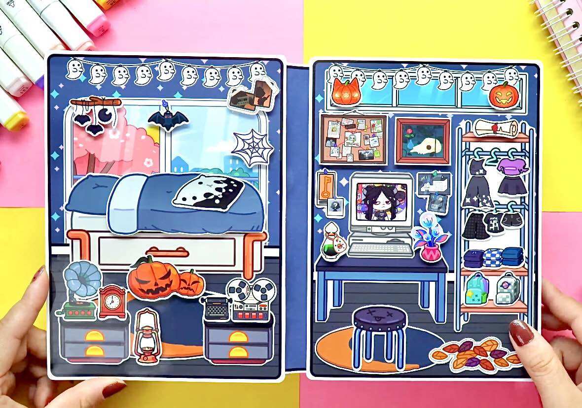 Sách búp bê giấy Wednesday trong thế giới AvatarWorld
