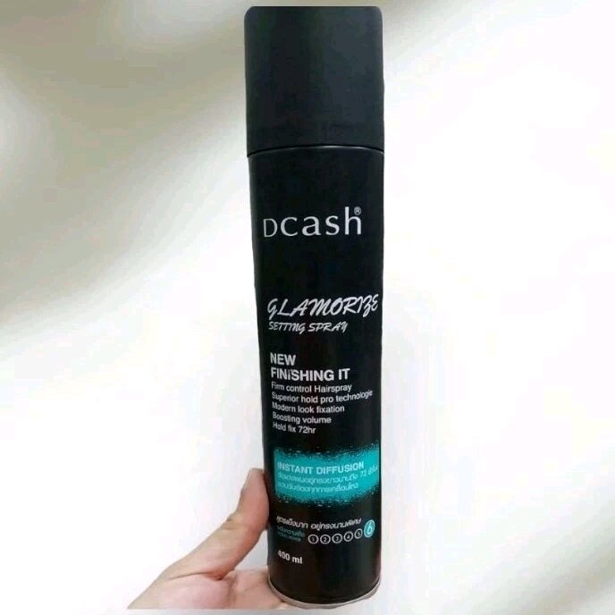 KEO XỊT GIỮ NẾP TÓC DCASH GLAMORIGE 400ML TÓC SÁNG BÓNG KHÔNG BỆT NHẬP KHẨU THÁI LAN