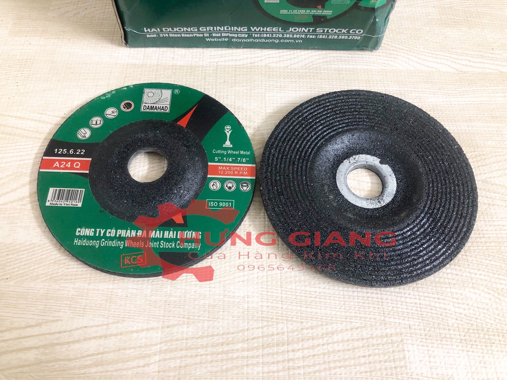 Đá mài 125 hải dương chính hãng công ty