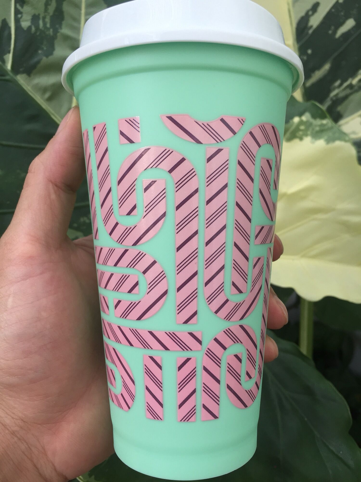 Ly đổi màu starbucks dùng cho thức uống nóng