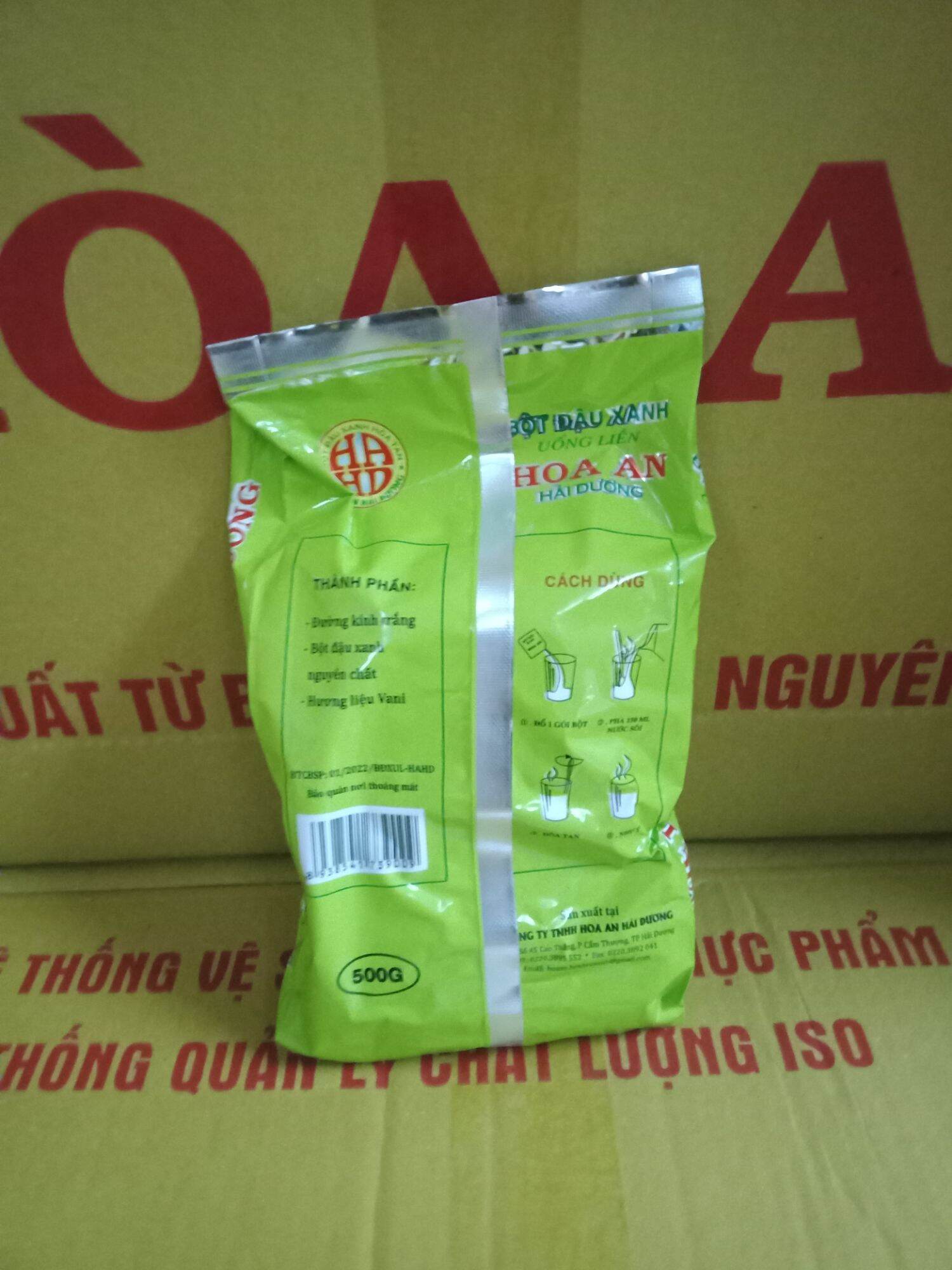 bột đậu xanh hoà an ( combo 5gói)