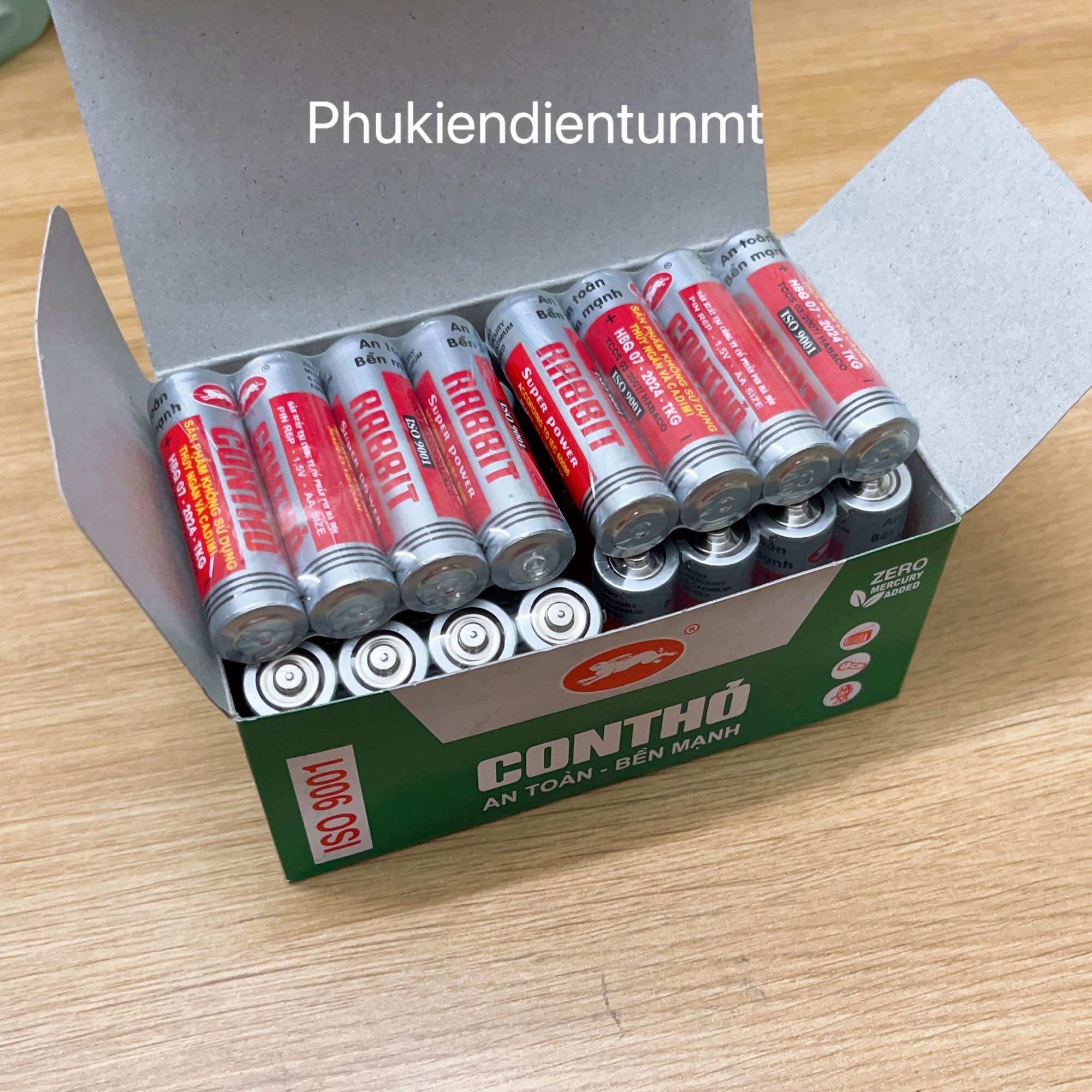 Hộp 40 viên pin con thỏ AA