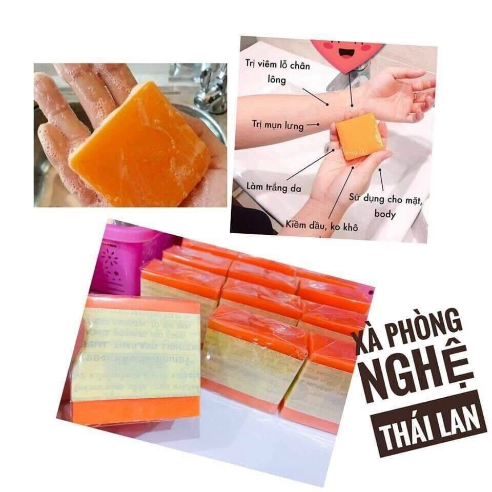 Xà phòng nghệ cam thái lan