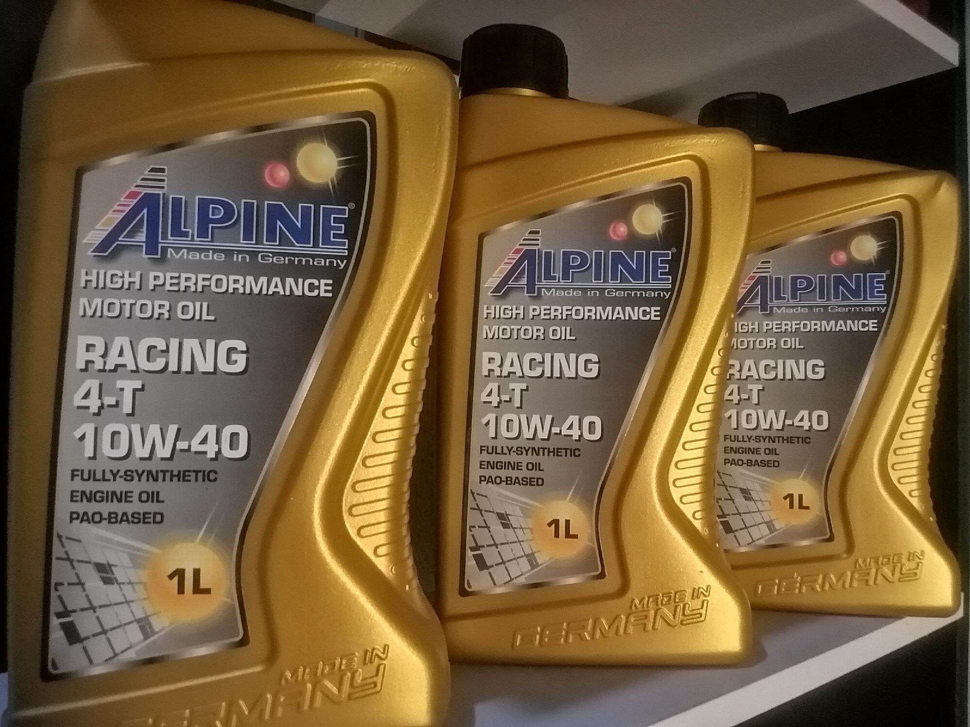 1L1 Nhớt ALPINE RACING 10W40 cho xe Winner Sonic CBR150 - Nhập khẩu Đức