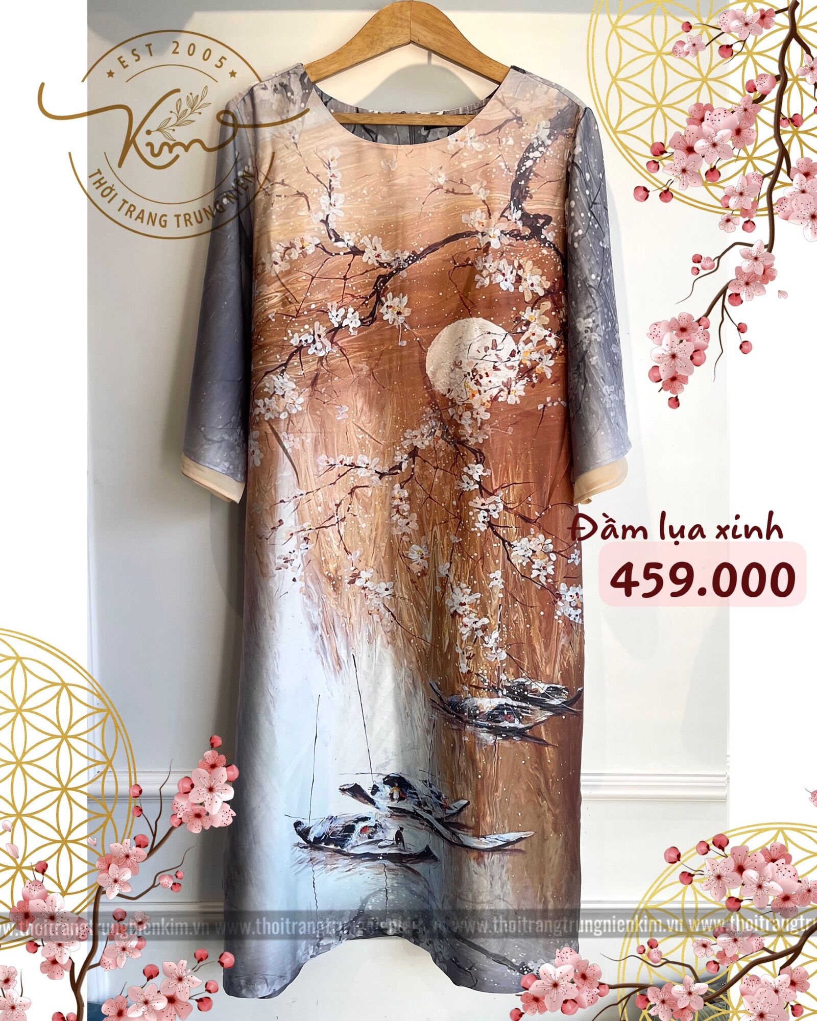 Đầm lụa xinh