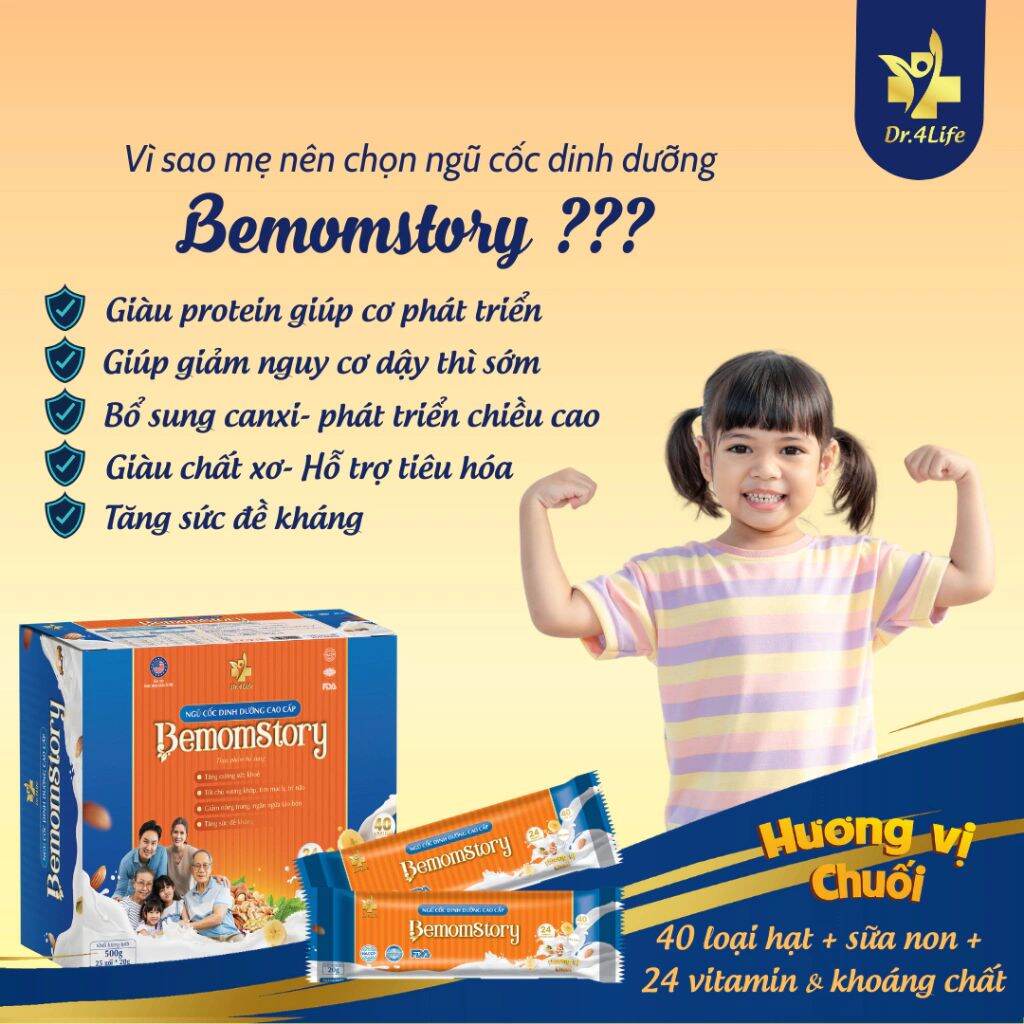 Ngũ cốc hạt, ngũ cốc dinh dưỡng, ngũ cốc lợi sữa BEMOMSTORY cho mẹ bầu và mẹ sau sinh, giảm cân