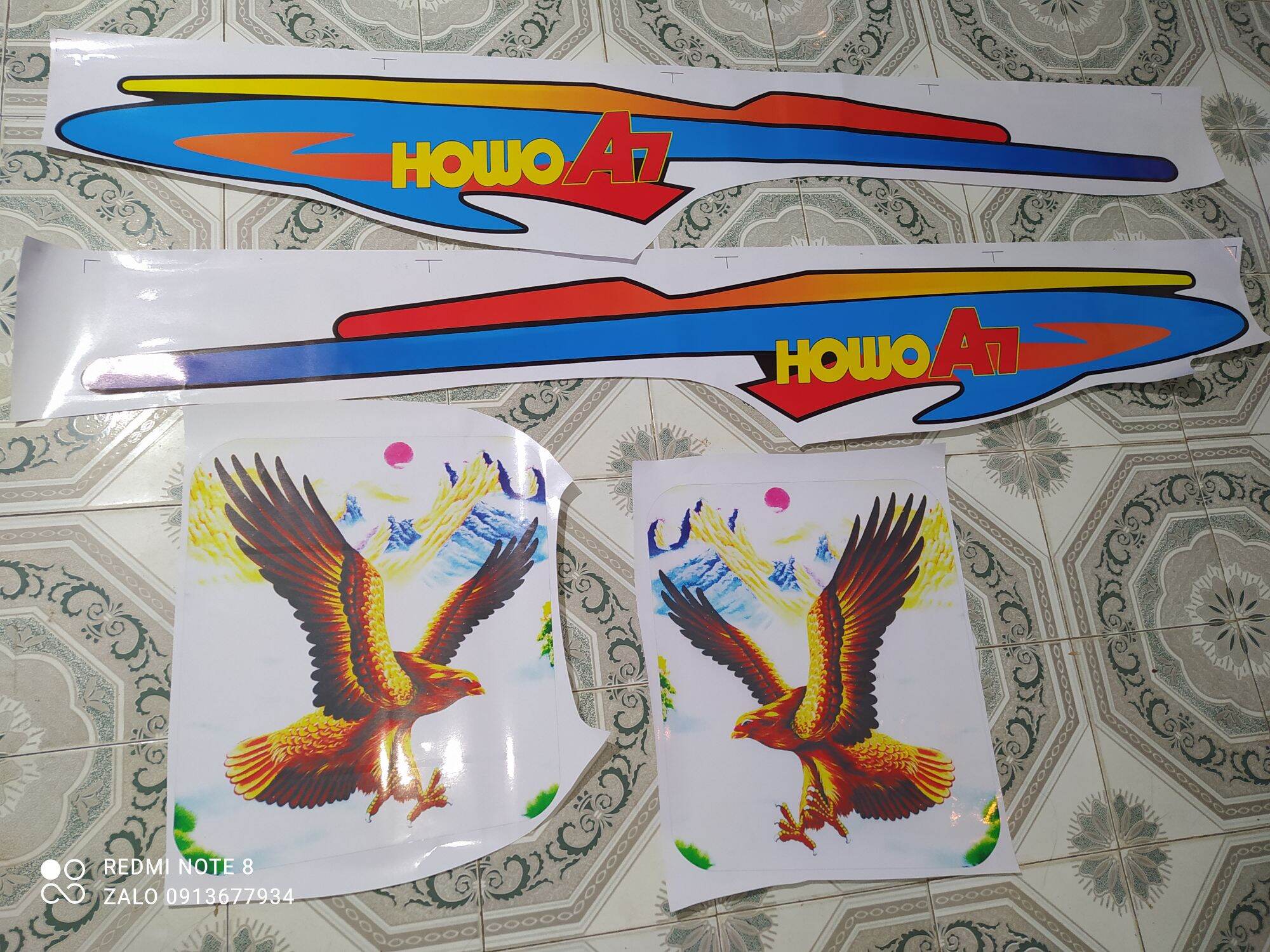Combo decan tem dán hông xe howo a7