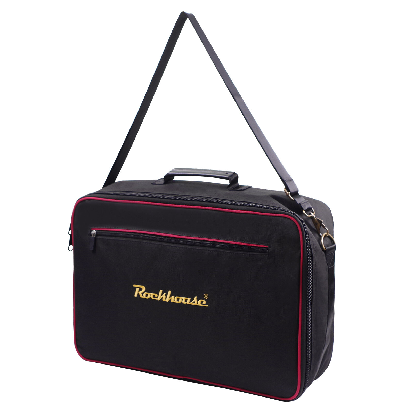 Rockhouse Effect Pedal Bag Túi xách vải Oxford di động có dây kéo và dây đeo có thể tháo rời Túi đeo