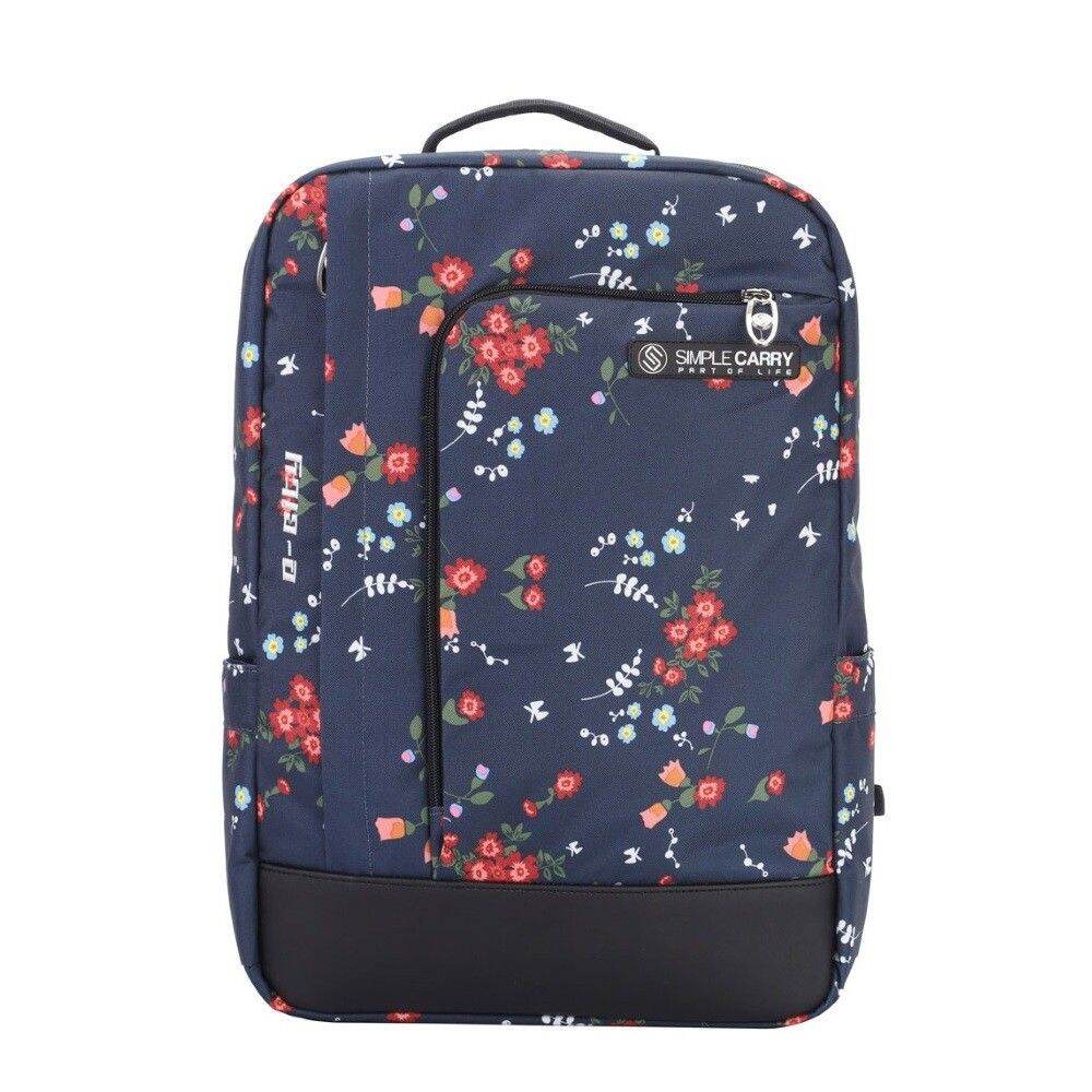 [HCM]Balo laptop 15.6inch simplecarry Ecity-2-hoa