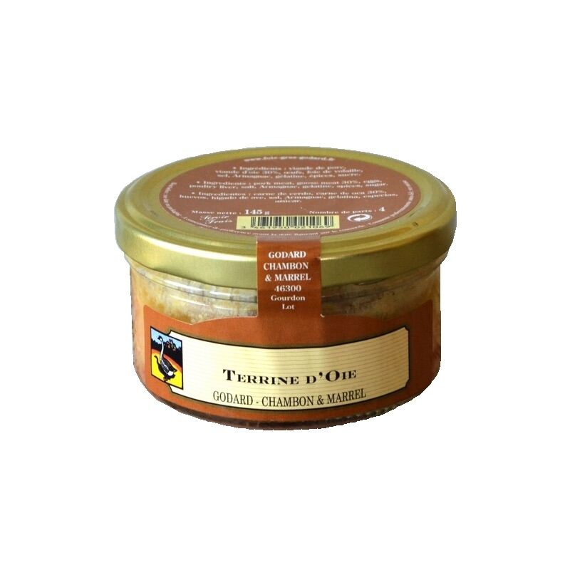 pate gan vịt pháp terrine godard 145g 1