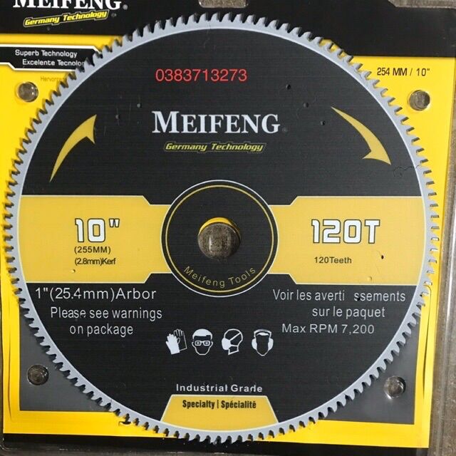 Lưỡi cắt nhôm meifeng 255*120t hàng xịn