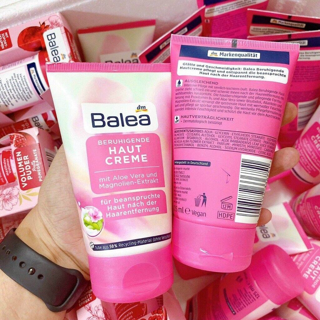 Kem ức chế sau cạo lông balea Hautcream