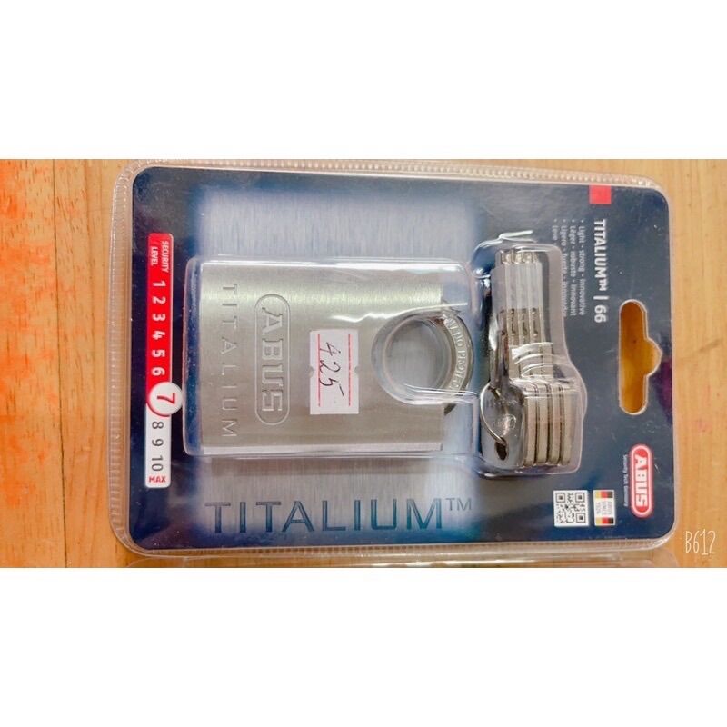 Khoá Abus titanium chống cắt 66csti, 96csti