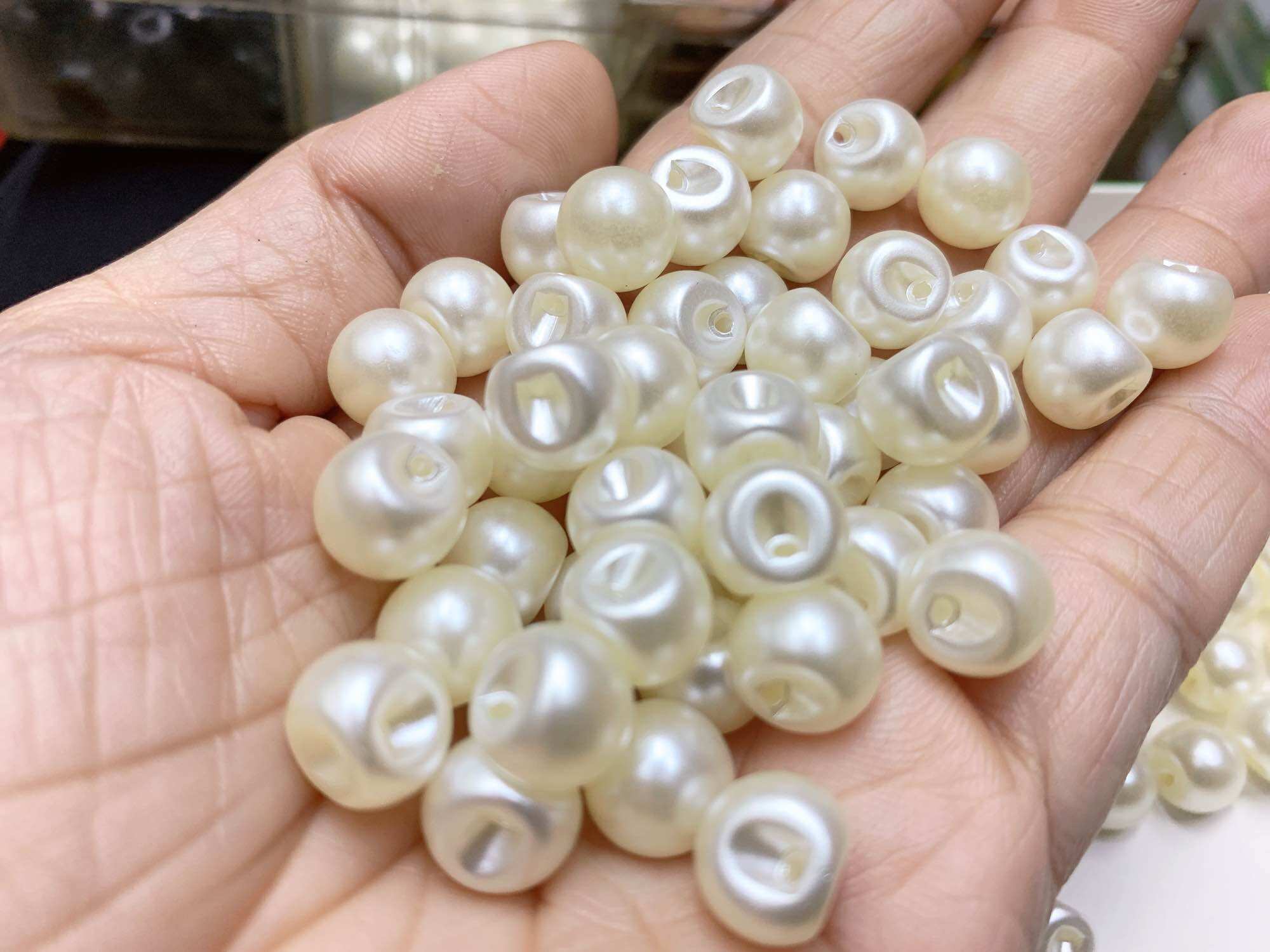 Combo 20 cái nút bẹt 1 màu cỡ 10mm, có 2 màu để chọn lựa