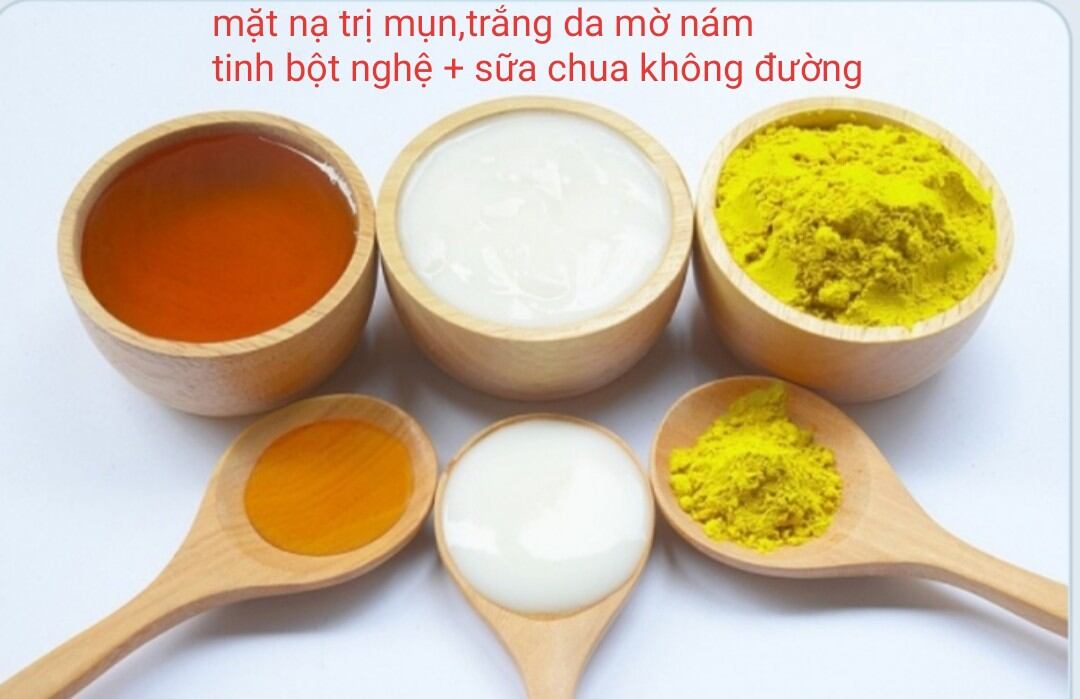 1kg tinh bột nghệ đắp mặt trắng da &mờ nám/ giảm mụn thâm