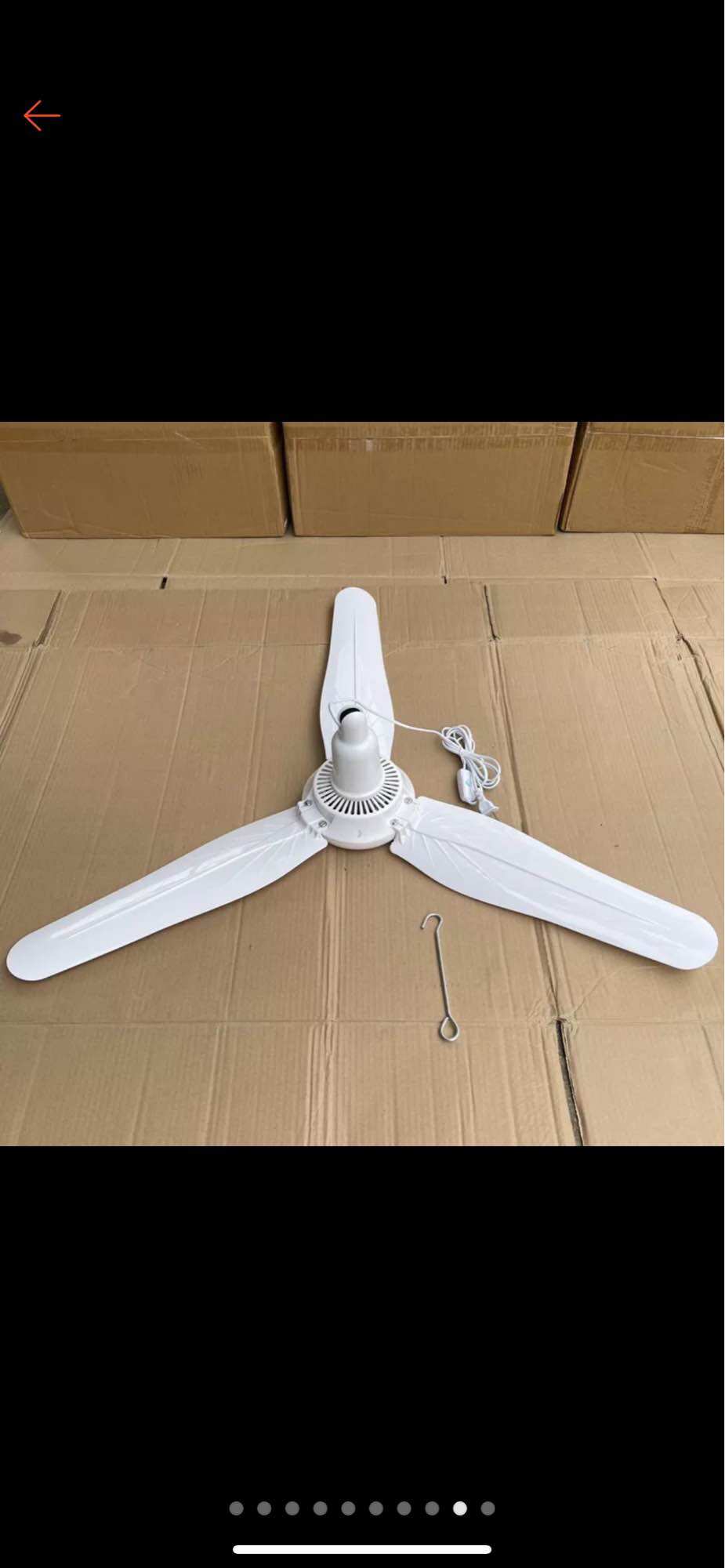 Quạt trần mini 3cánh 1050 mẫu mới siêu mát