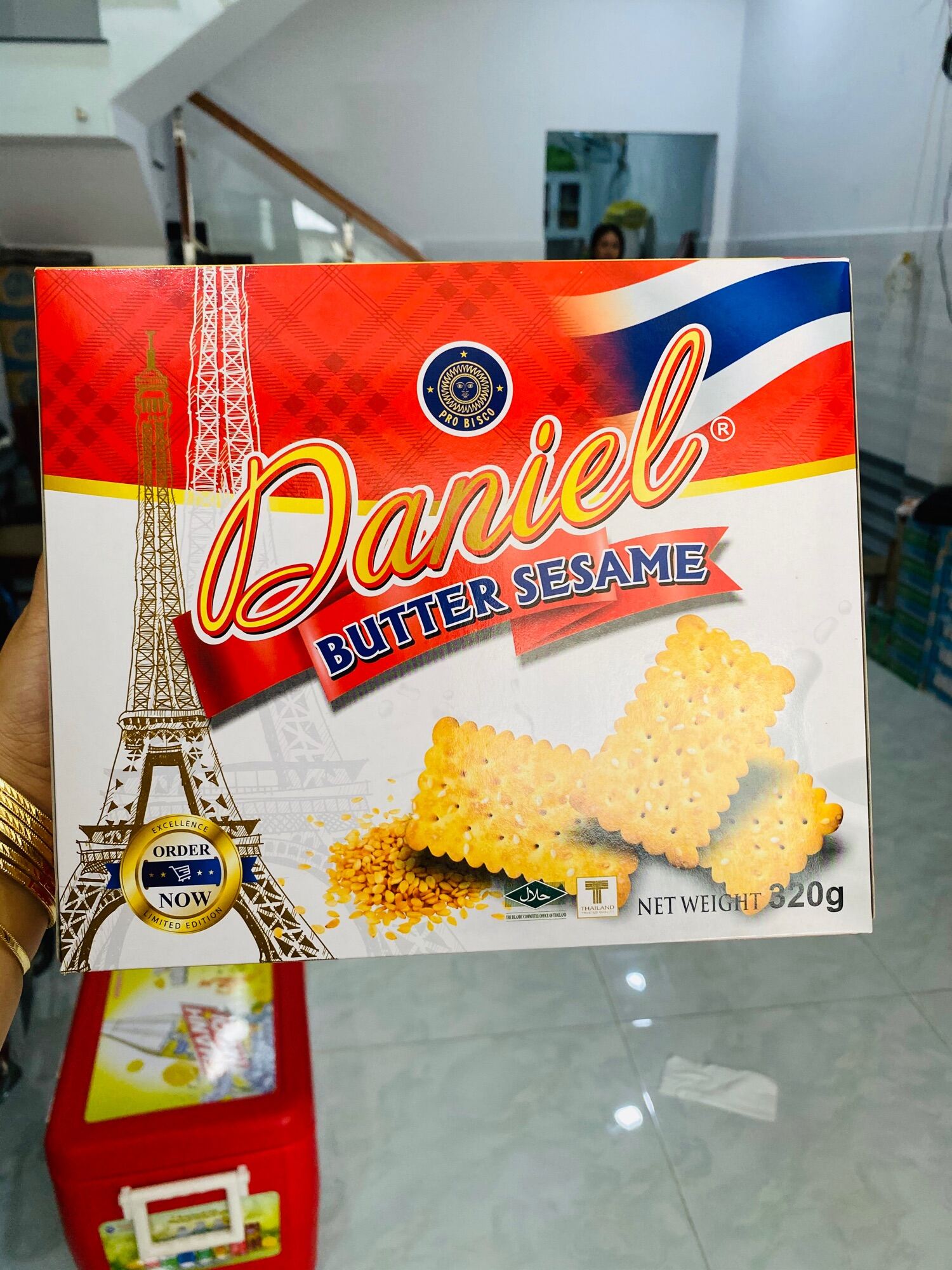 Bánh quy bơ mềm Daniel 320g Thái lan thumbnail