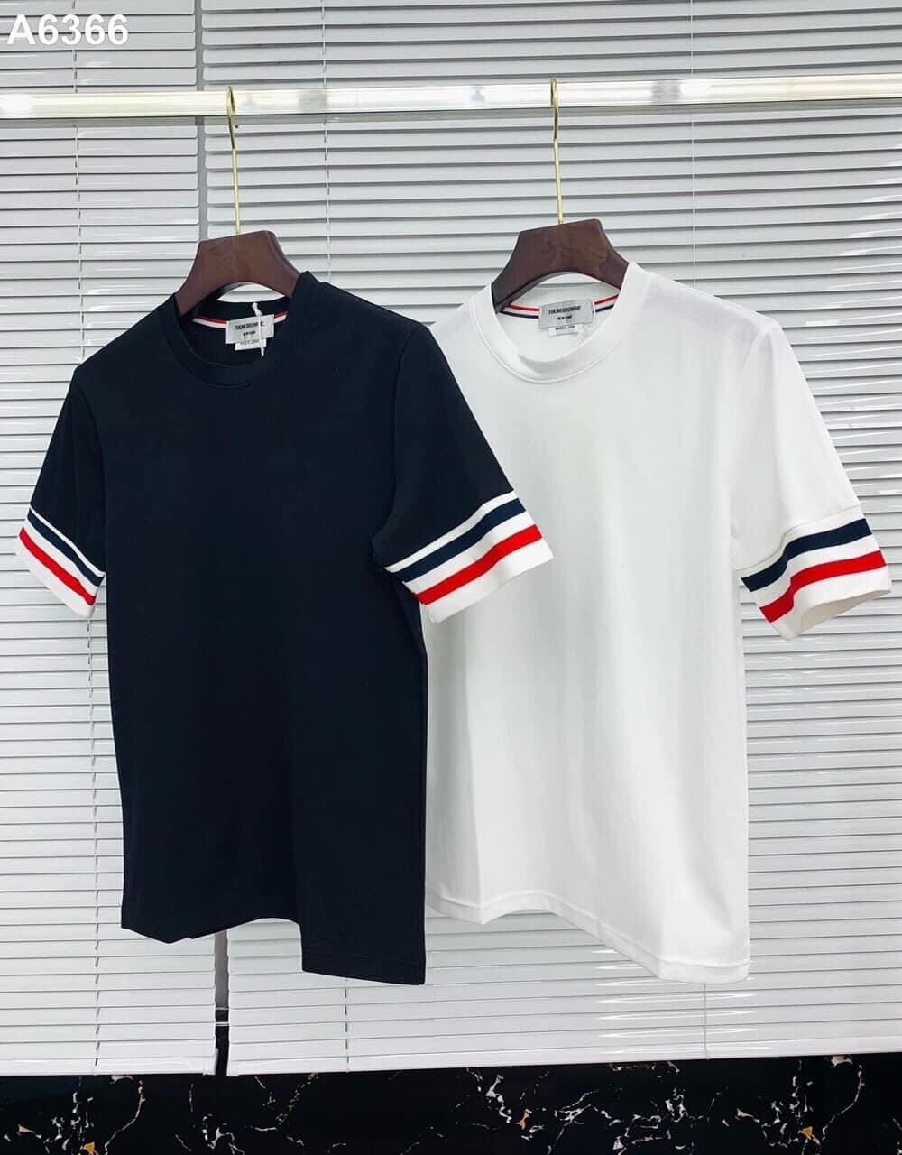 💥NEW ARRIVAL💥 Polo Thombrowne - Áo phông Nam nữ hàng Cotton cao cấp có sẵn 2 màu phối vạch tay siêu đẹp !!