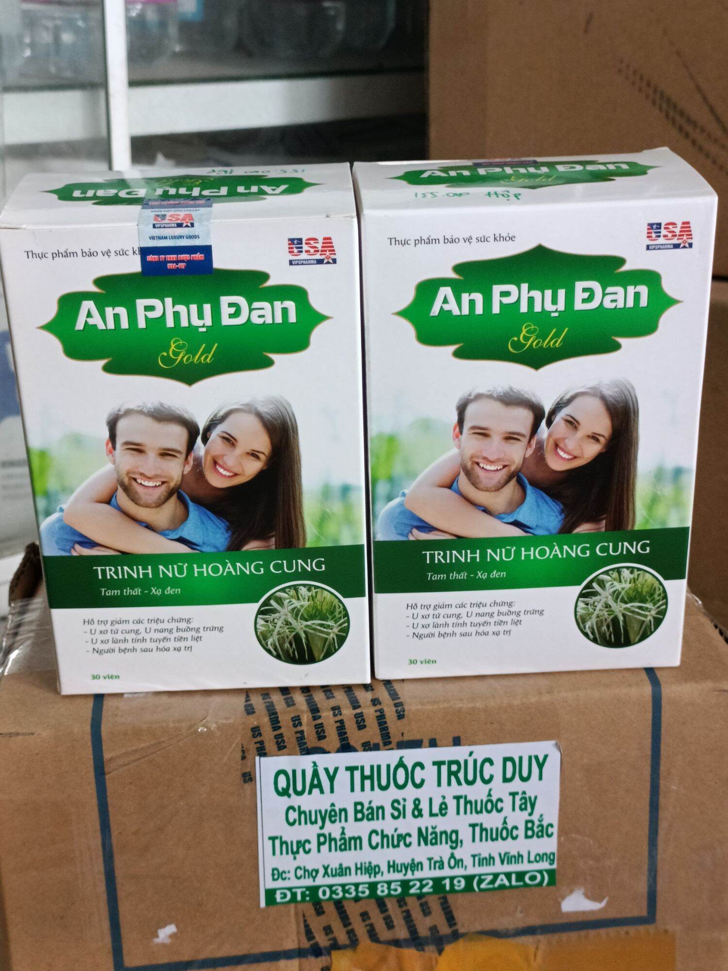 AN PHỤ ĐAN GOLD – U xơ tử cung, u nang buồng trứng hộp 30 viên
