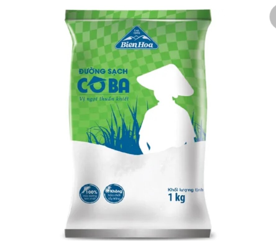 Combo 2 kg đường sạch cô ba biên hoà 1kg