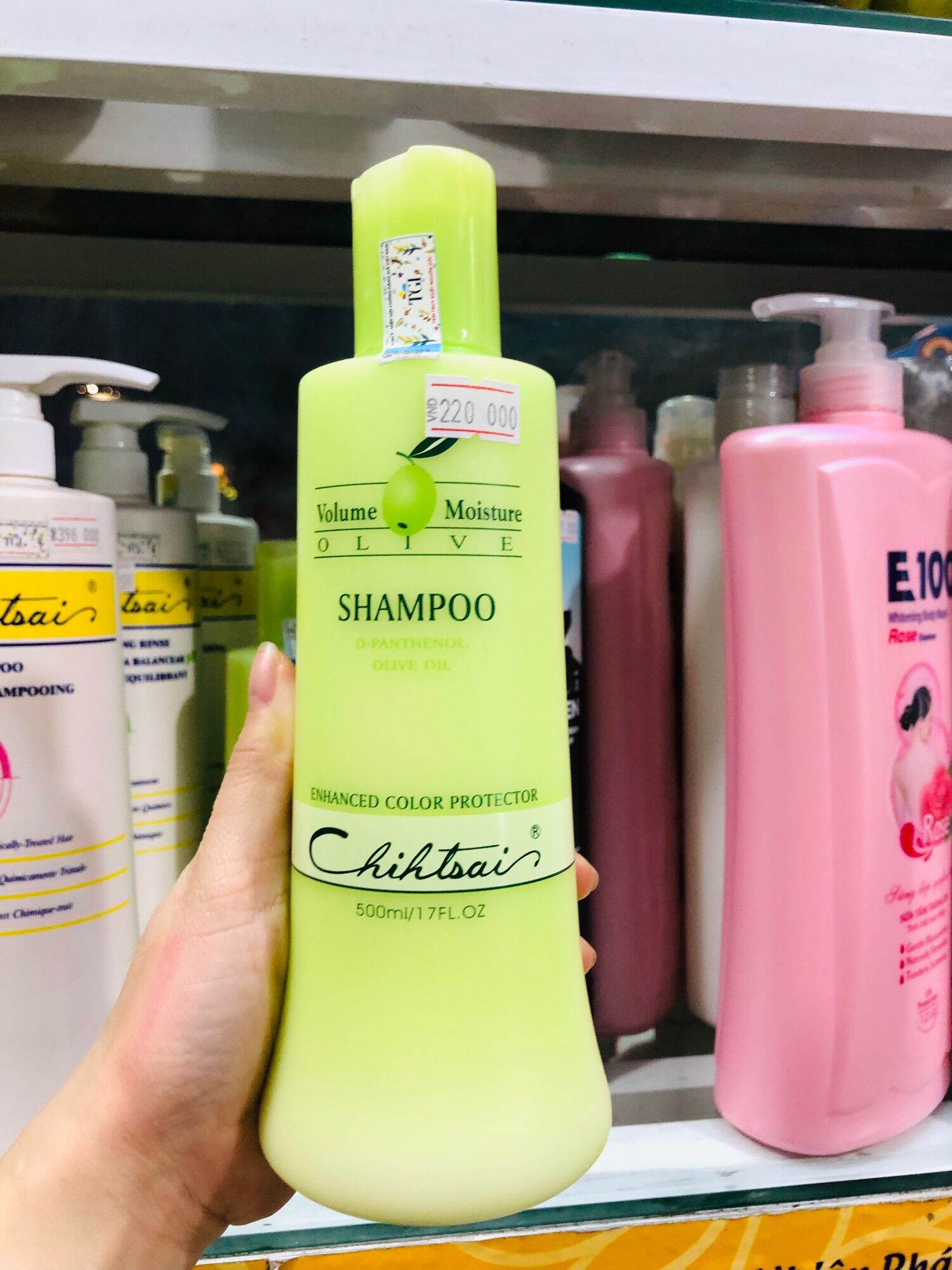 Chihtsai Dầu gội dưỡng tóc mềm mượt olive 500ml