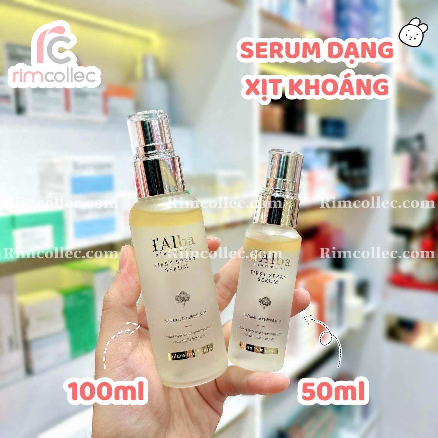 Tinh chất xịt khoáng dưỡng trắng da D’Alba First Spray Serum 100ml