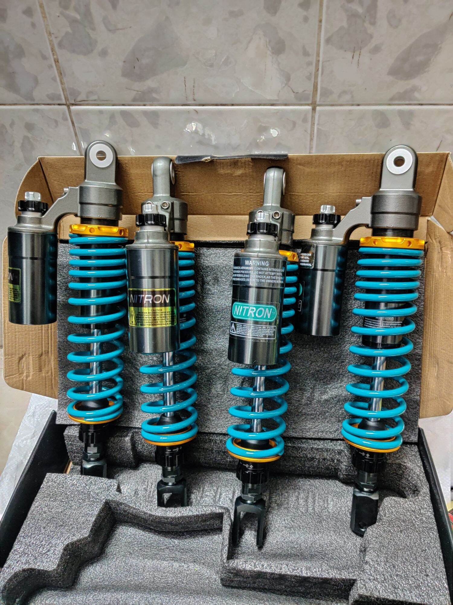 Phuộc Nitron Bình dầu gắn SHVN tăng chỉnh thật