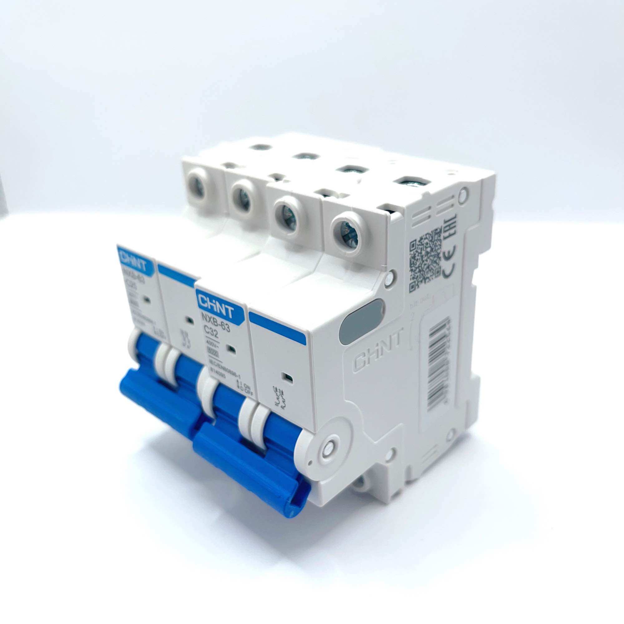 Aptomat MCB 2 Pha NXB-63 Chint 6A~ 63A, Dòng Cắt 6kA (Hàng chính hãng)