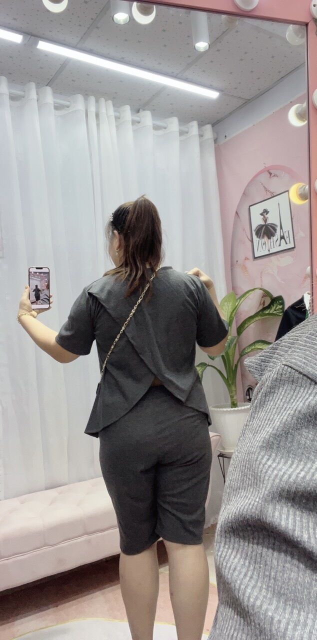 SÉT NGỐ XẺ LƯNG CHẤT THUN GÂN BigSiZe Nữ 68-95kg